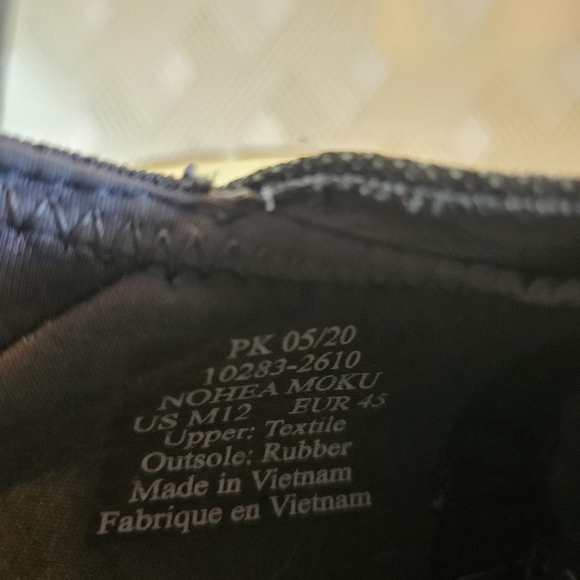 Olukai Nohea Moku Mens Size 12 Charcoal/Clay Textile Slip On Boat Shoes - Picture 8 of 8